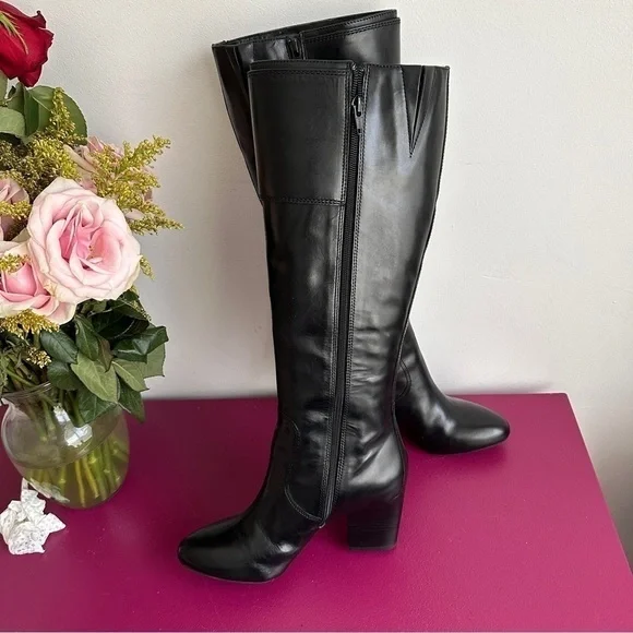 Antonio Melani Black Knee-high boots size 7.5 - Picture 4 of 8